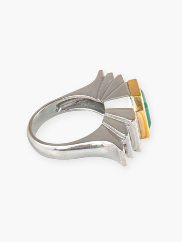 Bague 52 Bague Emeraude et diamants 58 Facettes