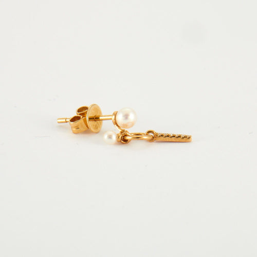 Boucles d'oreilles Boucles d'oreilles diamants & perle 58 Facettes