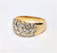 Bague 57 Bague jonc or jaune pavage diamants 58 Facettes 1-889/1