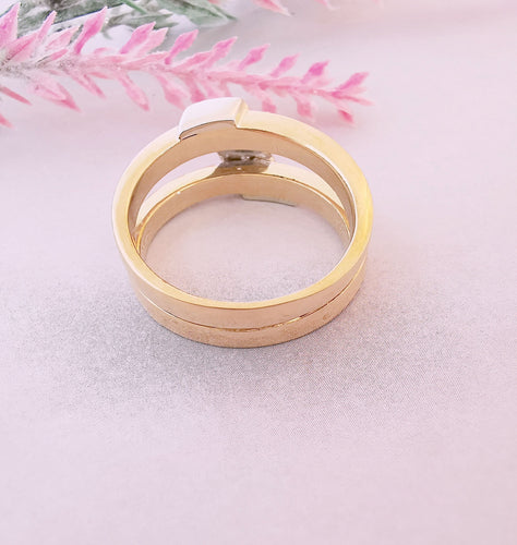 Bague Bague Massive Diamants 58 Facettes AA 1238