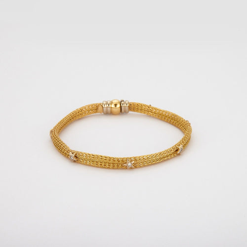 Bracelet Bracelet double tresse Diamants 58 Facettes 342.175