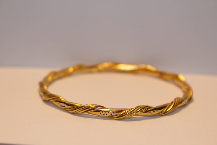 Bracelet Bracelet Jonc torsadé 58 Facettes 11235B