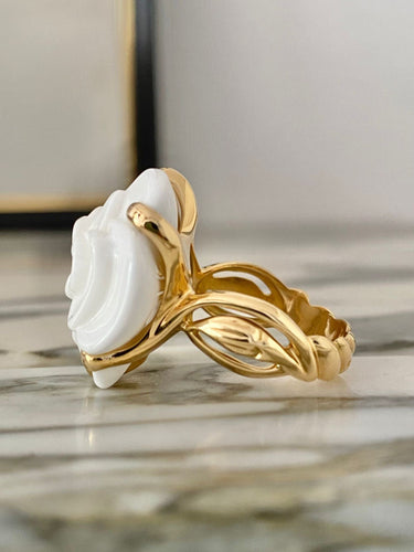 Bague 58 Chanel - Bague "Camélia", moyen modèle 58 Facettes