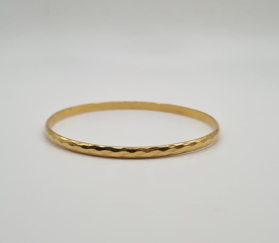 Bracelet Jonc or jaune 18 carats 58 Facettes