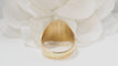 Bague 66 Chevalière en or jaune diamants 58 Facettes 32196