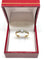 Bague Bague ancienne or jaune et blanc trilogie diamants 58 Facettes