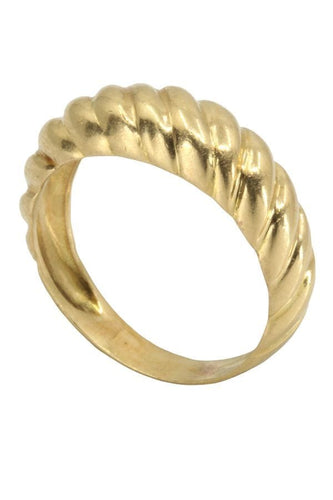Bague BAGUE JONC GODRONNÉ 58 Facettes 043991