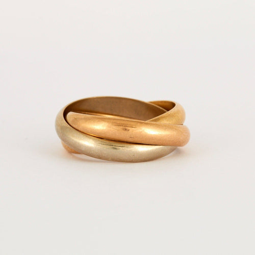 Bague 54 CARTIER - Bague Trinity 3 ors 58 Facettes
