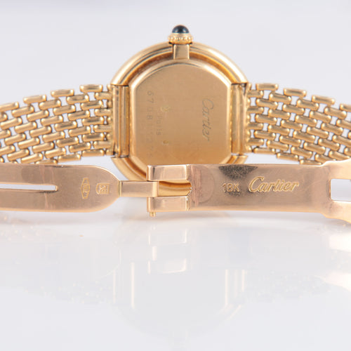 Montre CARTIER - Montre Ellipse en or jaune 58 Facettes