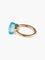 Bague 49 Pomellato – Bague Modèle « Nudo » Classic Topaze Bleue et Or Rose 58 Facettes