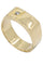 Bague CHEVALIÈRE MODERNE DIAMANT 58 Facettes 046321