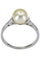 Bague 53 BAGUE PERLE ET DIAMANTS 58 Facettes 047891