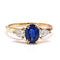 Bague 53 Bague saphir et diamants poires 58 Facettes FA/6