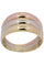Bague 52 BAGUE TRIPLE JONC 3 ORS 58 Facettes 051431