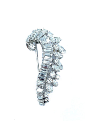 Broche Boucheron. Broche diamants 9ct 58 Facettes