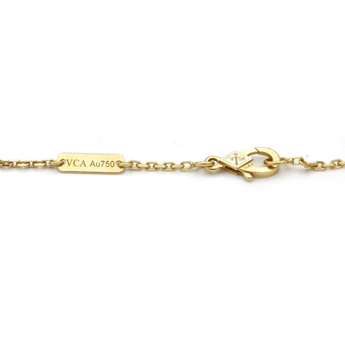 Collier VAN CLEEF & ARPELS - Collier Vintage Alhambra Or jaune Nacre 58 Facettes 240030R