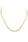 Collier COLLIER MAILLE PLATE TRESSÉE 3 ORS 58 Facettes 042941