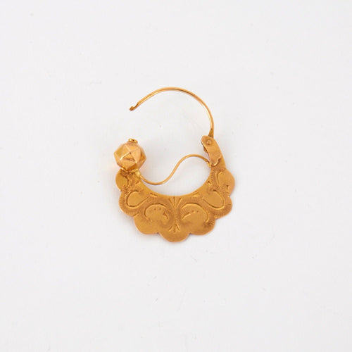 Boucles d'oreilles Paire de créoles Savoyarde 58 Facettes