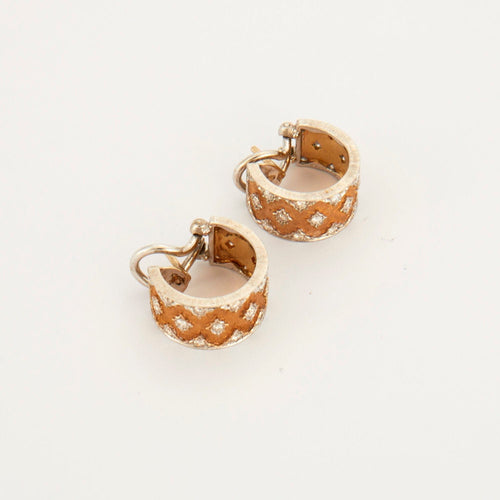 Boucles d'oreilles BUCCELLATI - Boucles d’oreilles Diamants 58 Facettes