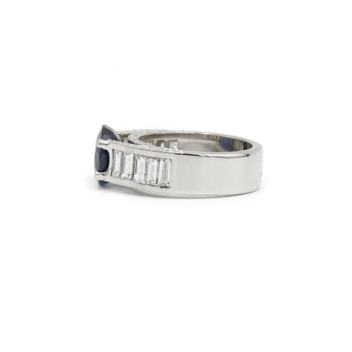 Bague 50 Bague - Platine, Saphir & Diamants 58 Facettes 230060SP-230062S