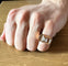 Bague 52 Bague Tank Or et Diamant 58 Facettes