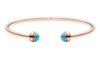 Bracelet PIAGET - Bracelet ouvert Possession Or rose Turqoise 58 Facettes G36PC816