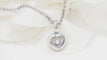 Collier 37cm Chopard - Collier Happy Diamonds cœur en or blanc et diamant 58 Facettes 32410