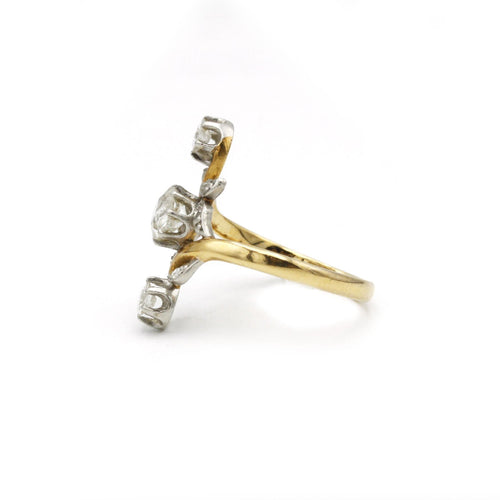 Bague Bague Or Platine & Diamants 58 Facettes 230254R