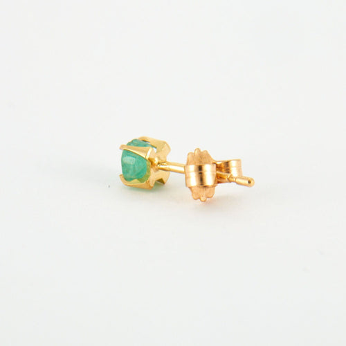 Boucles d'oreilles Boucles d'oreilles en Or jaune & émeraude 58 Facettes