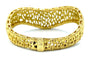 Bracelet OMÉGA/GILBERT ALBERT. Bracelet moderniste or jaune 18K 58 Facettes