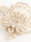 Broche Broche forme noeud en perles fines sur nacre 58 Facettes