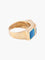 Bague Bague Or Jaune Email saphirs 58 Facettes