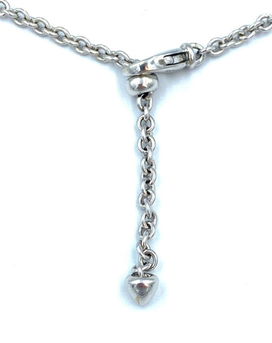 Collier BVLGARI. Collection Catene, chaîne en or blanc 58 Facettes