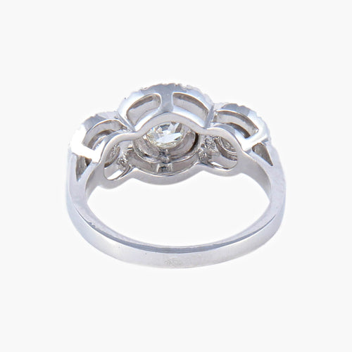 Bague 53 Bague Trilogie Diamants 58 Facettes