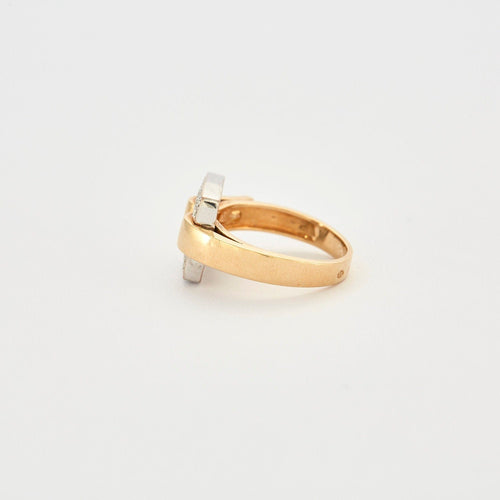 Bague 55 Bague 2 ors boucle Diamants 58 Facettes
