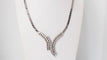 Collier Collier Or blanc Diamants 58 Facettes 31983