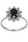Bague BAGUE MARGUERITE SAPHIR ET DIAMANTS 58 Facettes 073201