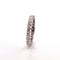 Bague Alliance américaine en or blanc, diamants 58 Facettes