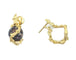 Boucles d'oreilles GILBERT ALBERT. Boucles d’oreilles or et billes interchangeables 58 Facettes