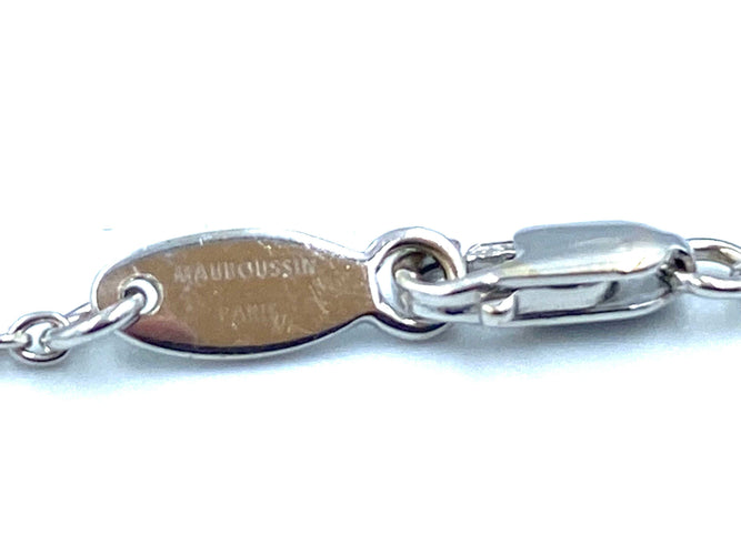Collier Mauboussin - Collier "Mes Nuances à Toi" or blanc et diamants 58 Facettes