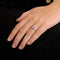 Bague 54 Bague Saphirs roses et éclats de diamants 58 Facettes