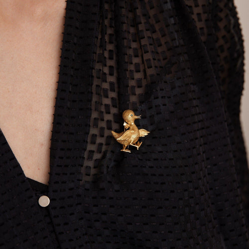 Broche Boucheron - broche canard en or jaune 58 Facettes