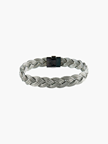 Bracelet Bracelet Albanu Acier Tressé 58 Facettes