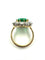 Bague Bague Or Emeraude Diamants 58 Facettes