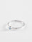 50 Bague Solitaire Saphir Bleu et Or Blanc 58 Facettes