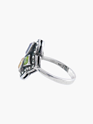 Bague 52.5 Bague Ancienne Argent 58 Facettes