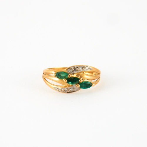 Bague Bague en Or jaune & diamants 58 Facettes
