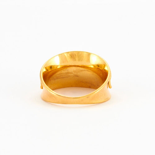 Bague 57 Bague Or jaune 58 Facettes