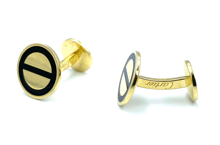 Boutons de manchette CARTIER. Collection Love, boutons de manchette or jaune 58 Facettes