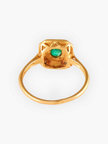 Bague 58.5 Bague Emeraude et Diamants 58 Facettes HS19736
